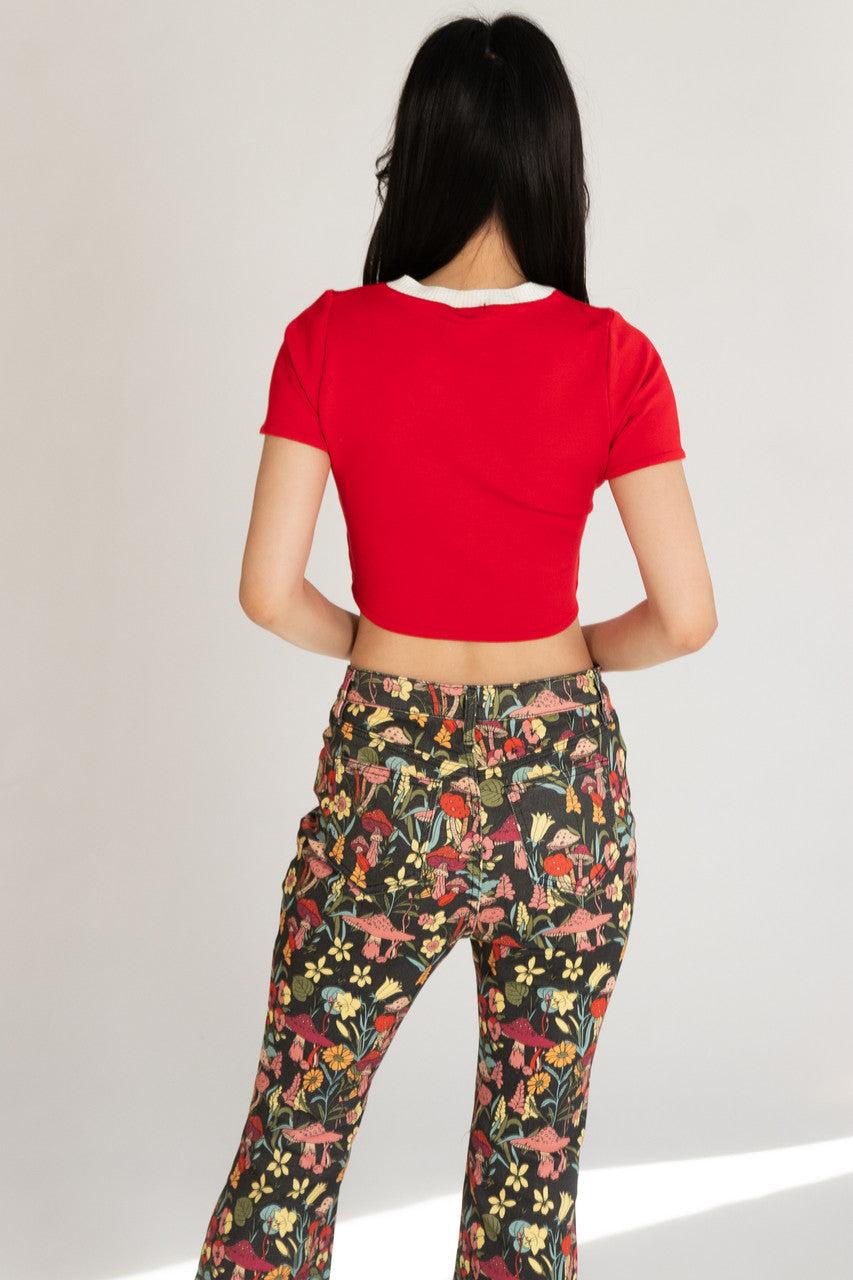 Apple Orchard Short Sleeve Sweater Product Image