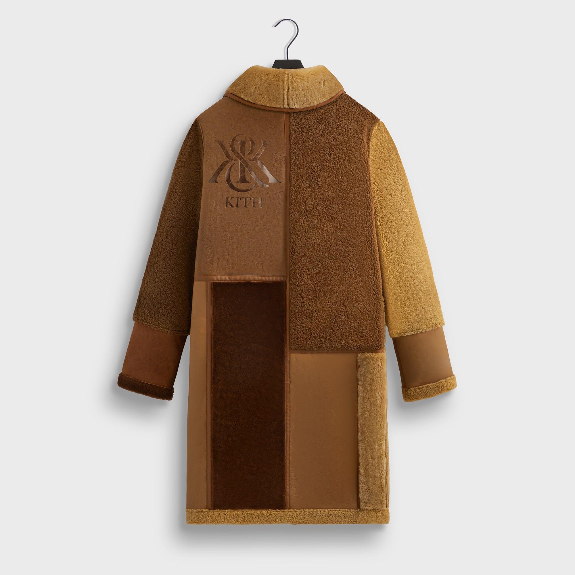 Kith Shearling Patchwork Becker Coat - Mesa Male Product Image