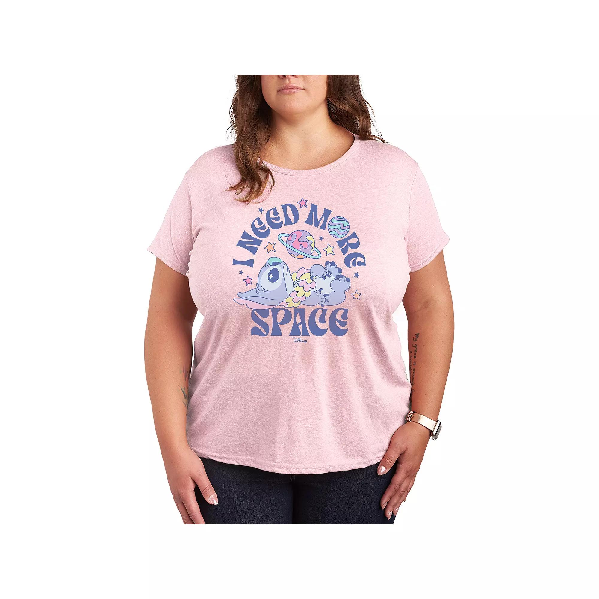 Disney's Lilo & Stitch Plus Need More Space Graphic Tee, Women's,  Product Image