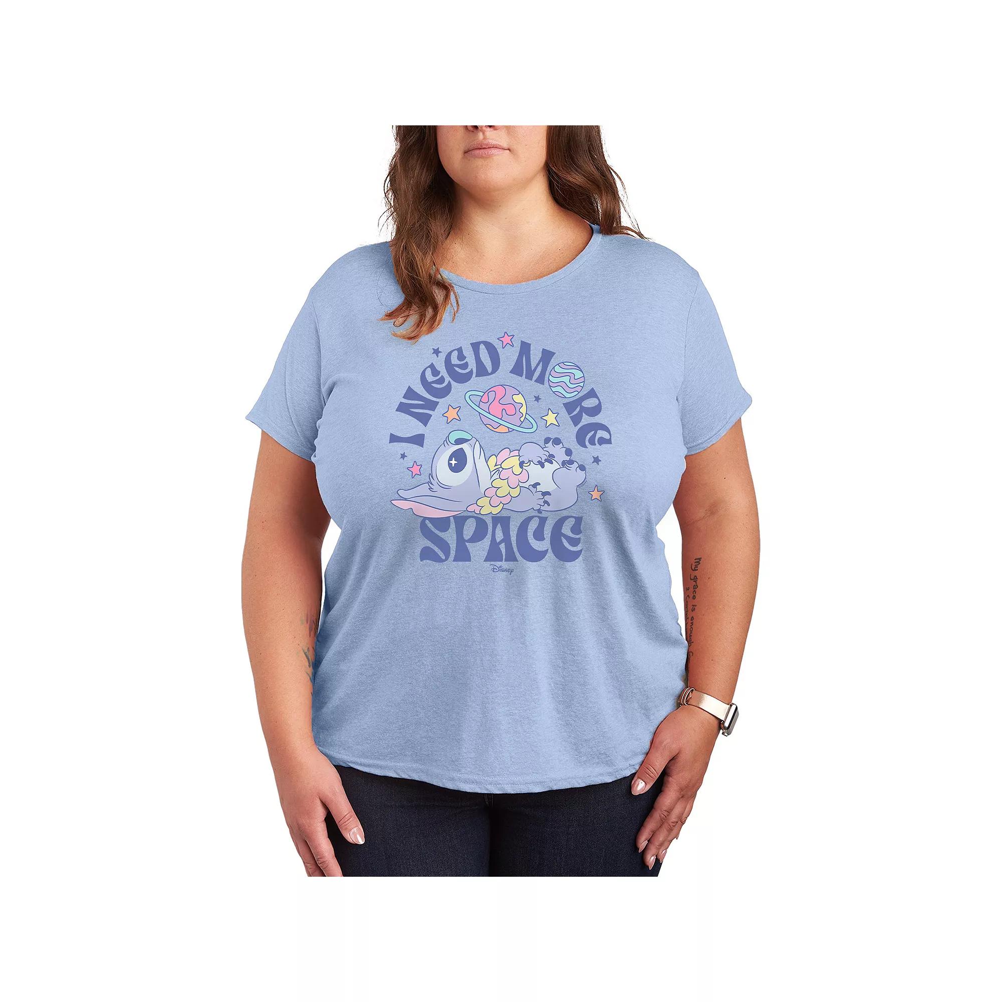 Disney's Lilo & Stitch Plus Need More Space Graphic Tee, Women's,  Product Image