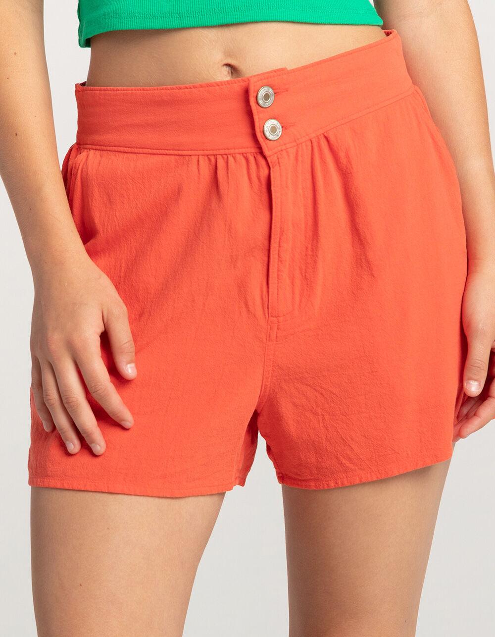 HURLEY Makena Womens Shorts - CORAL Product Image