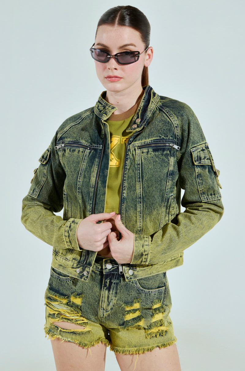 CALL ME CRAZY DENIM MOTO Product Image