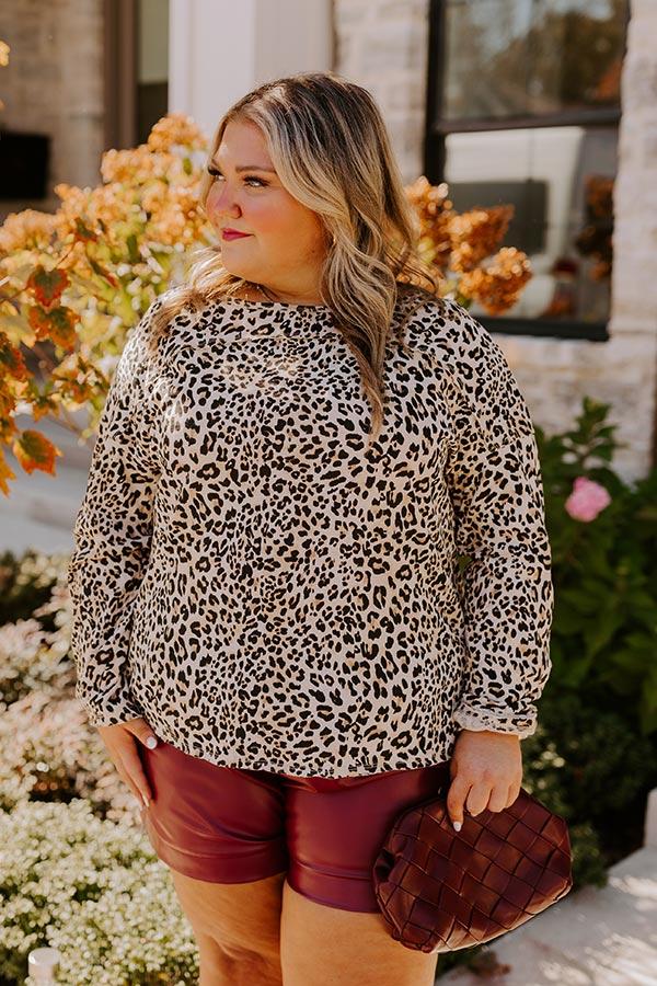 Dare To Indulge Leopard Shift Top Curves Product Image