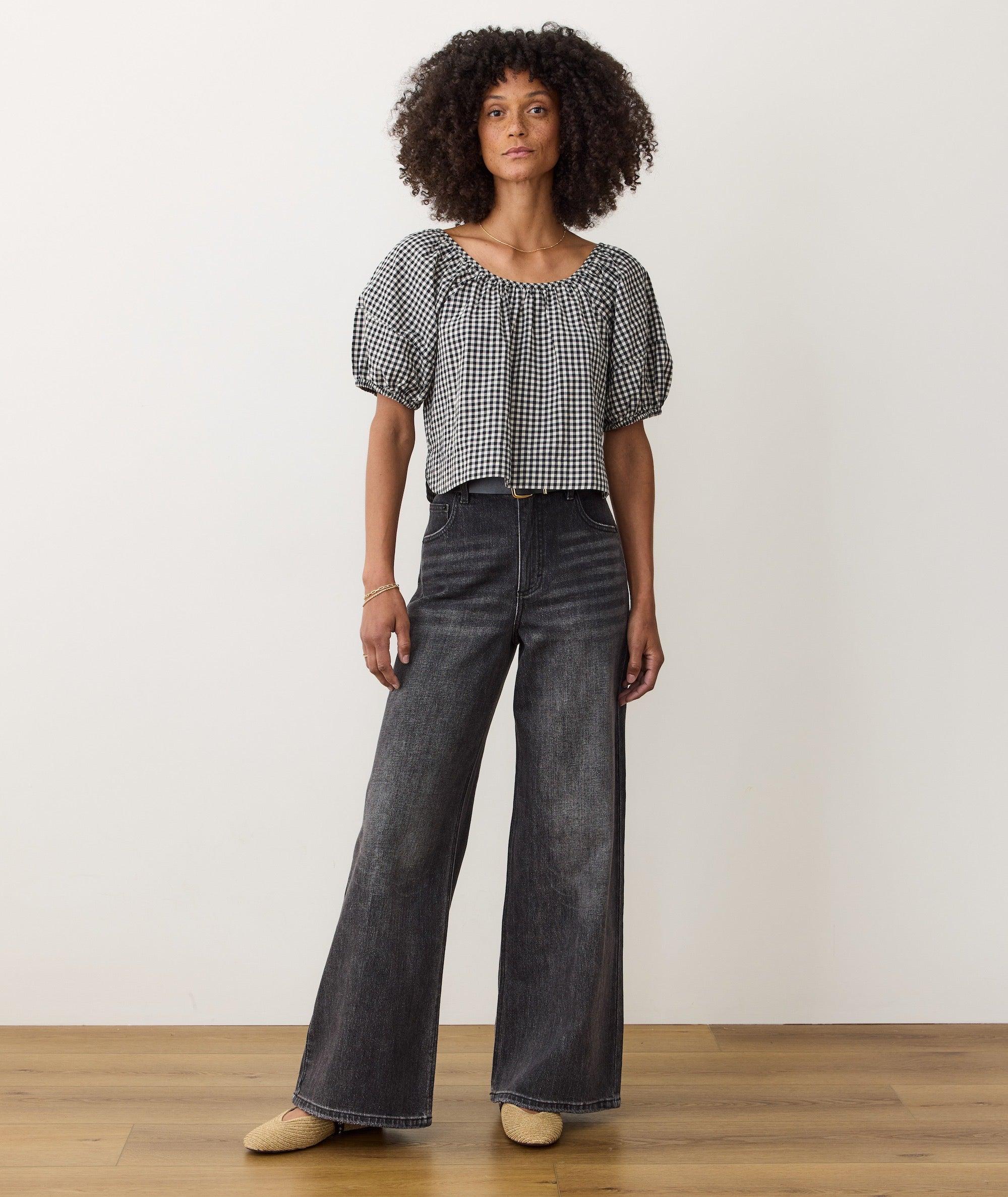 Charlie Denim Wide Leg Pant Product Image