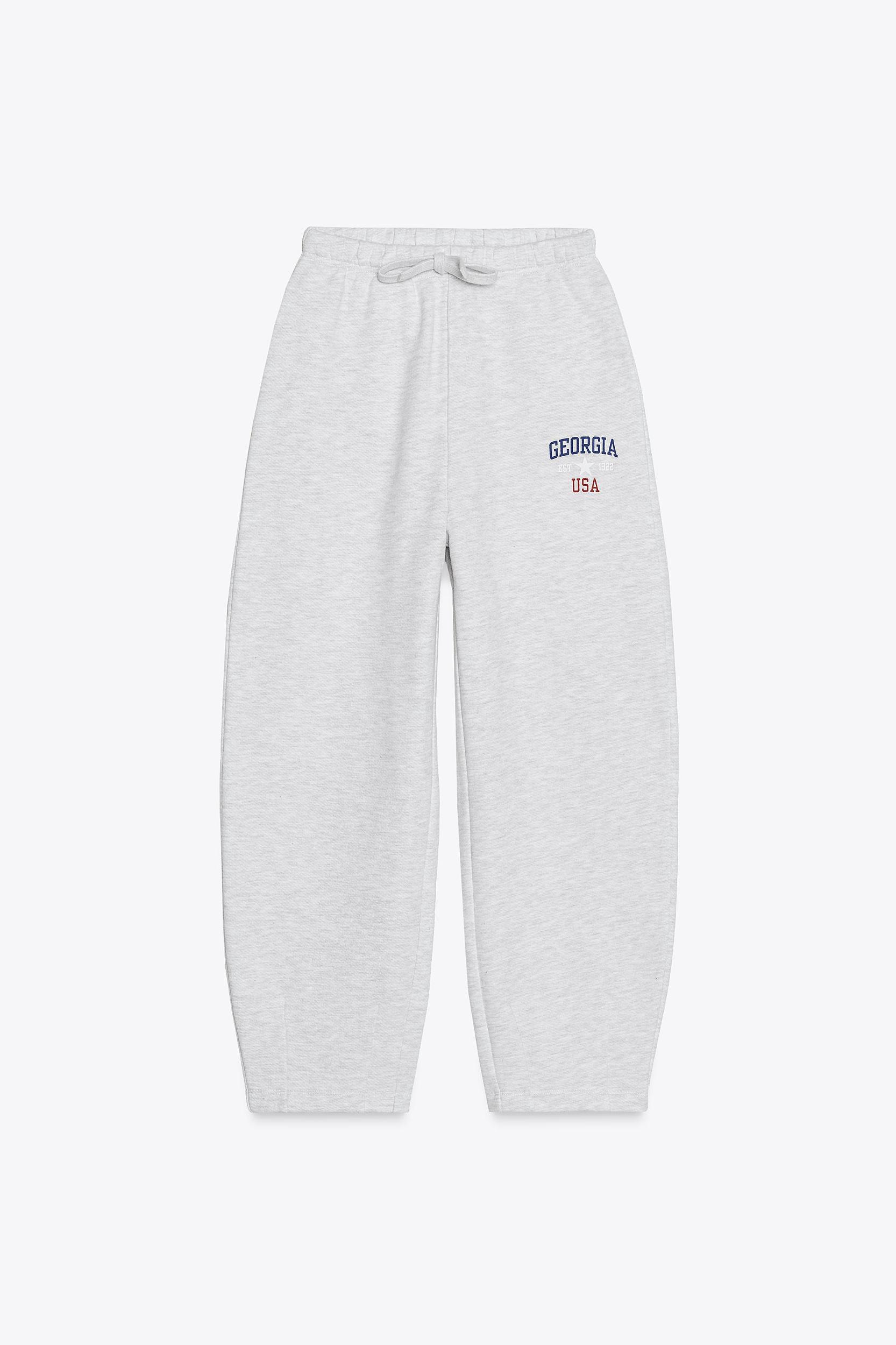 TEXT DETAIL PLUSH PANTS Product Image