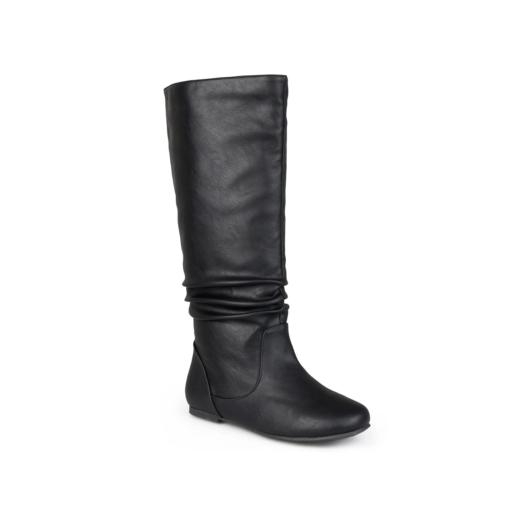 Journee Jayne Women's Knee-High Boots, Girl's, Size: 7.5 Medium XWc, Black Product Image