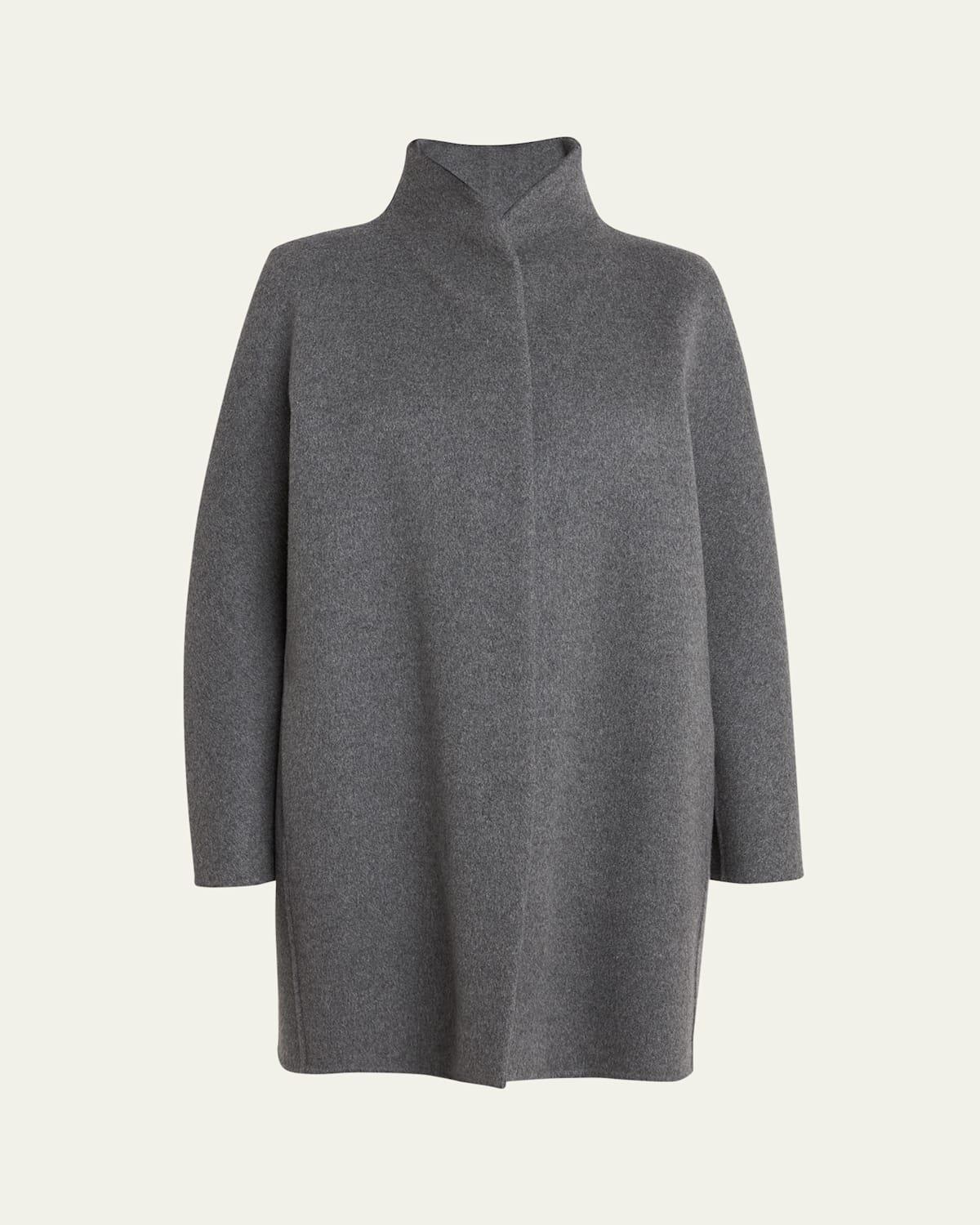 Scotty Double Baby Cashmere Single-Breasted Coat Product Image