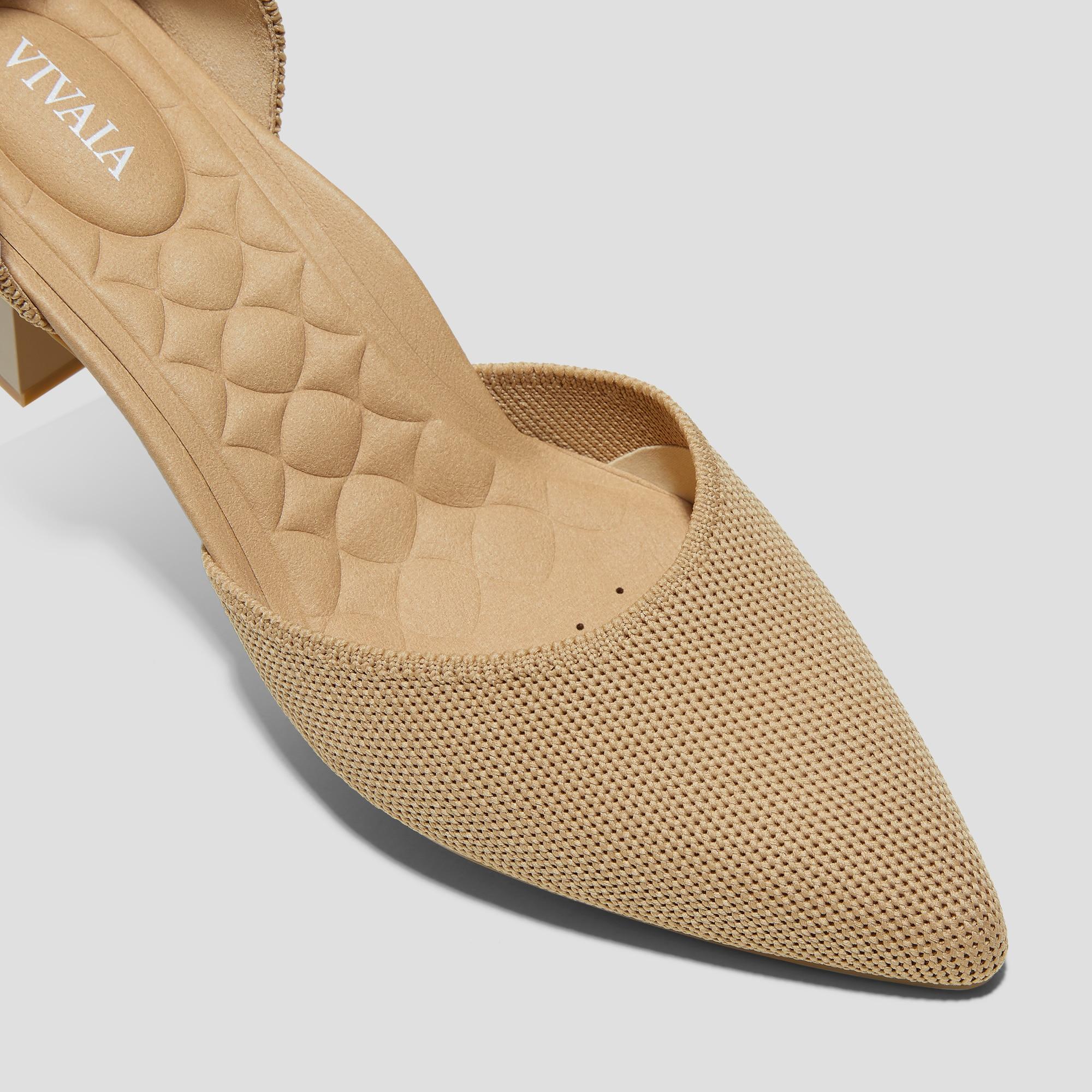 Pointed-Toe Stress FREE Block Heels (Galilea) Product Image