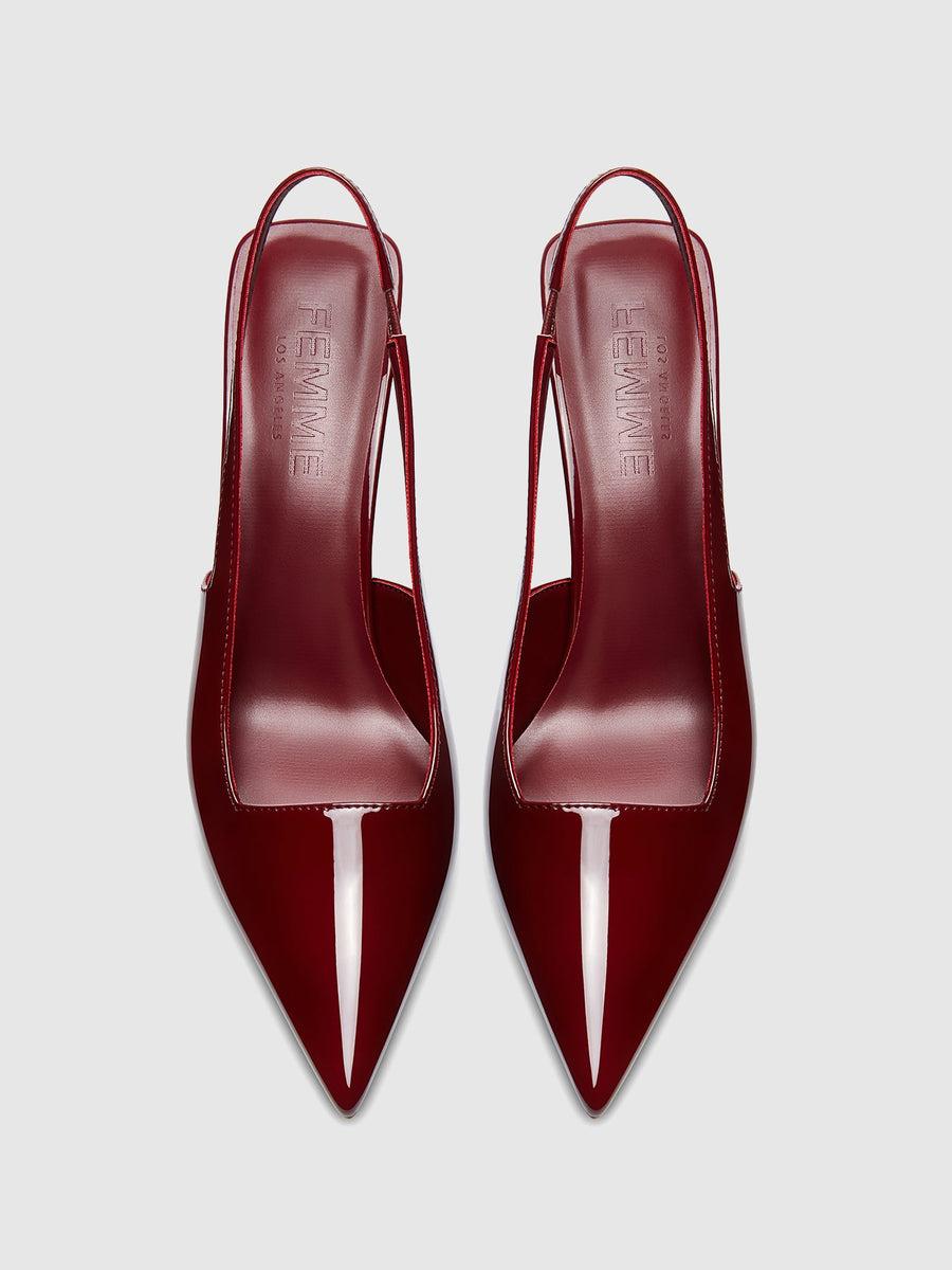 G55 Slingback - Burgundy Product Image