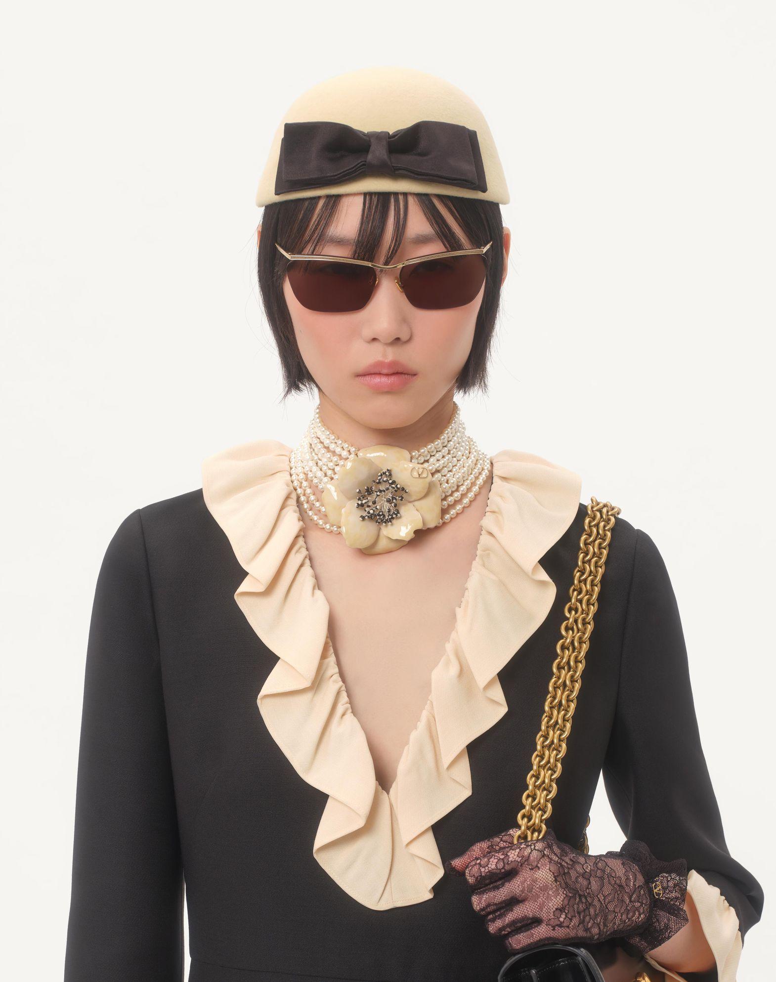 Crepe Couture Short Dress  Product Image