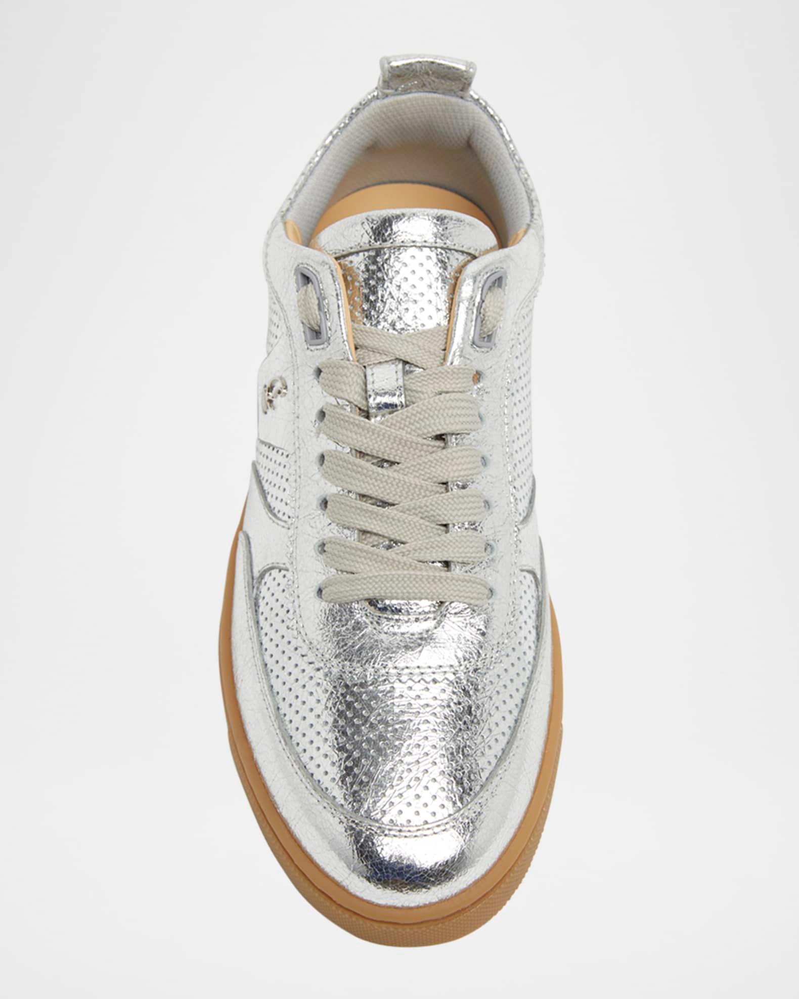 Tutti Rui Donna Metallic Red Sole Sneakers Product Image