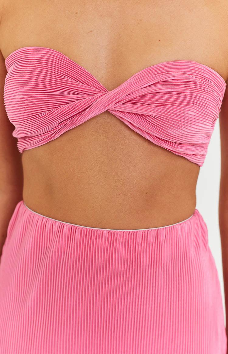 Elena Pink Crop Top Product Image