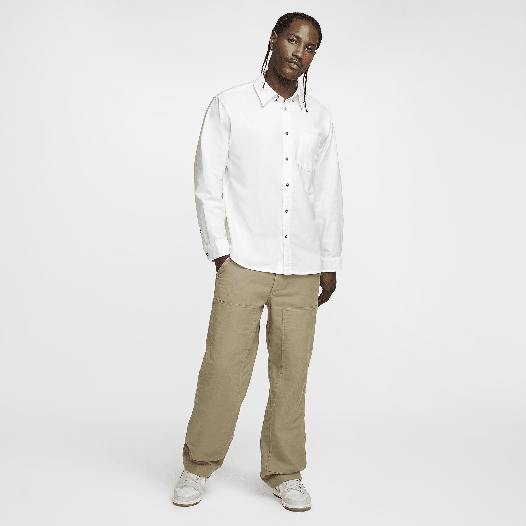 Nike Life Men's Long-Sleeve Oxford Button-Down Shirt Product Image