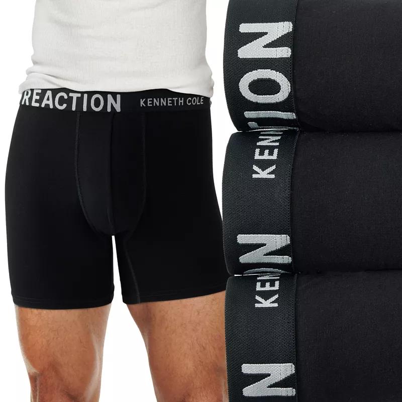 Mens Kenneth Cole Reaction 3-Pack Viscose Stretch Boxer Briefs Product Image