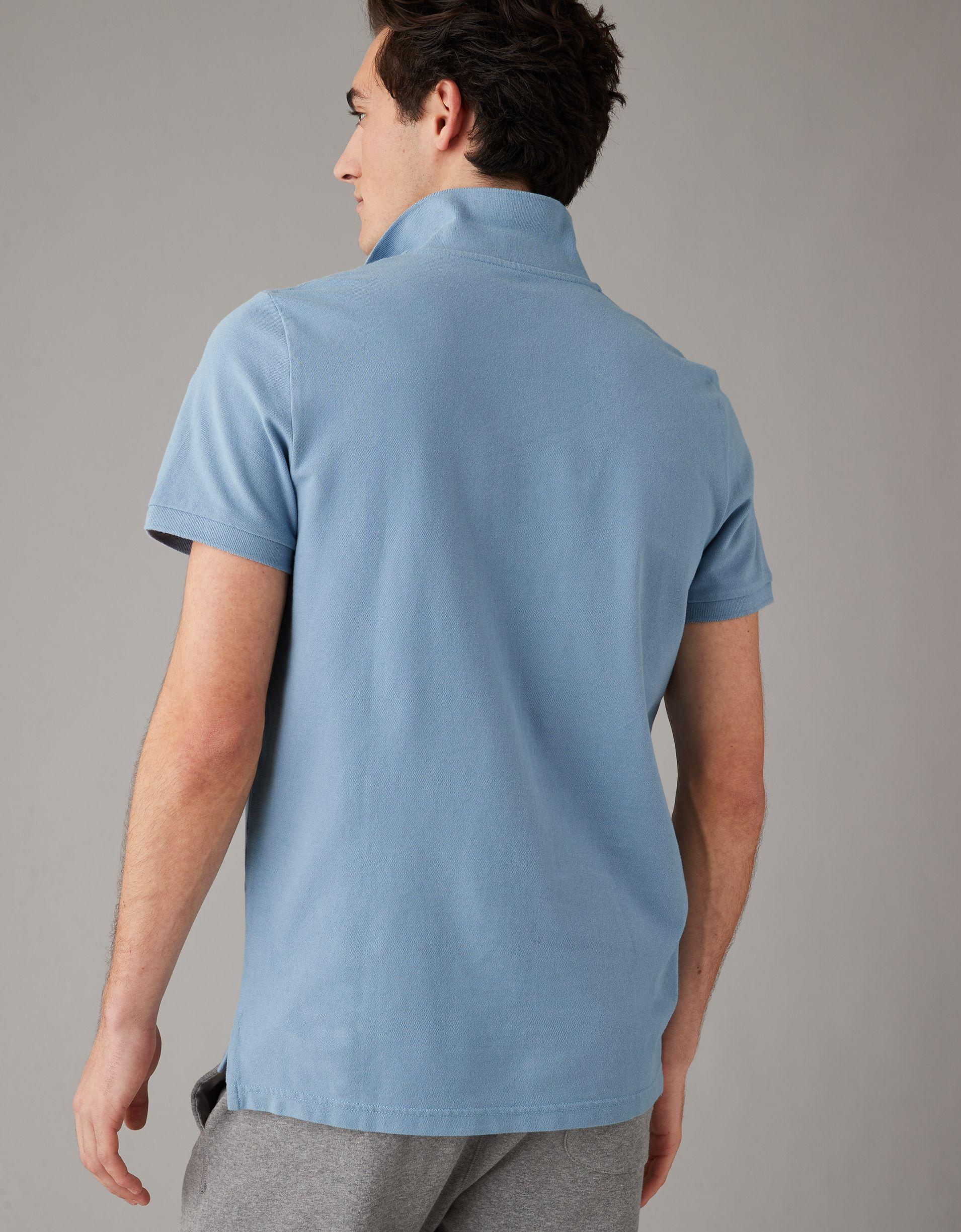 AE Lived-In Slim Fit Pique Polo Shirt Product Image