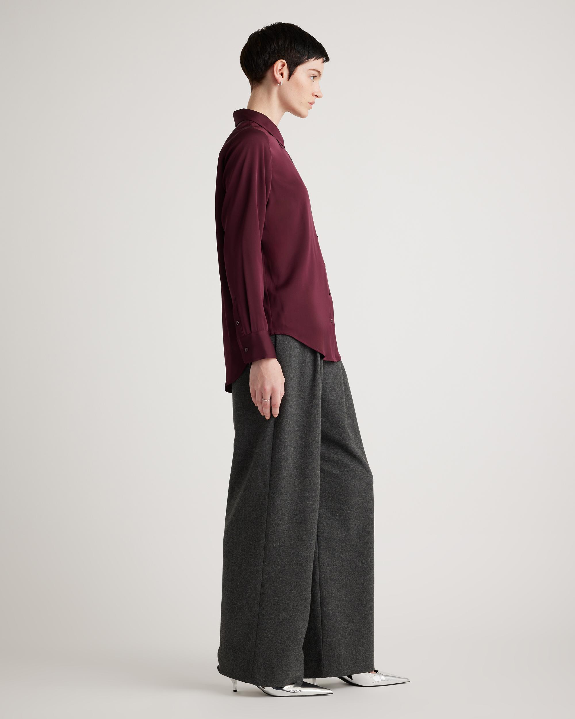 Quince | Women's Washable Stretch Silk Blouse Size XL Product Image