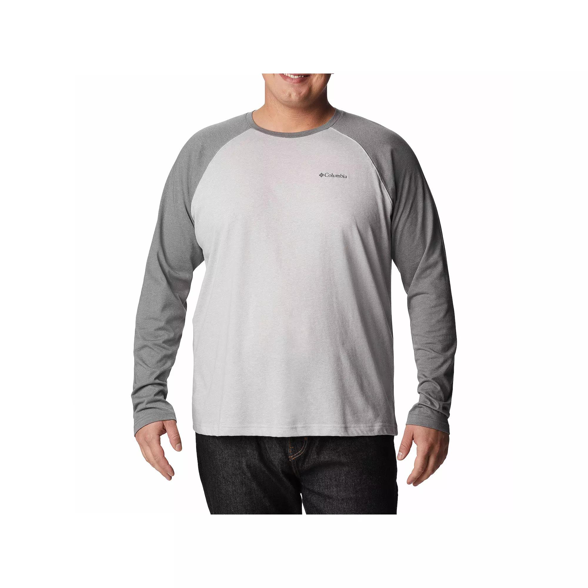 Big & Tall Columbia Thistletown Hills™ Raglan Long Sleeve Shirt, Men's,  Product Image