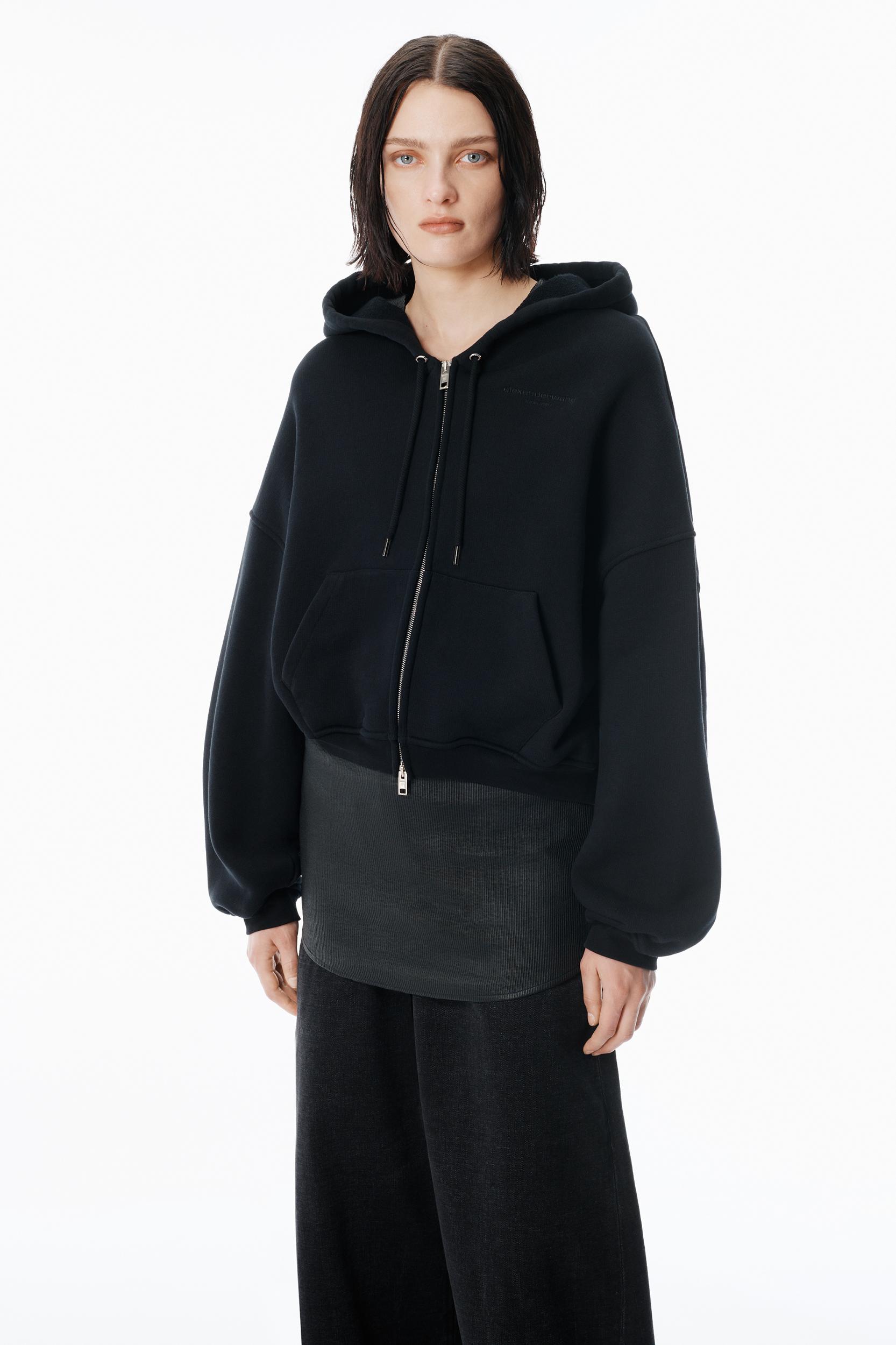 Black Veil Zip-up Hoodie Product Image