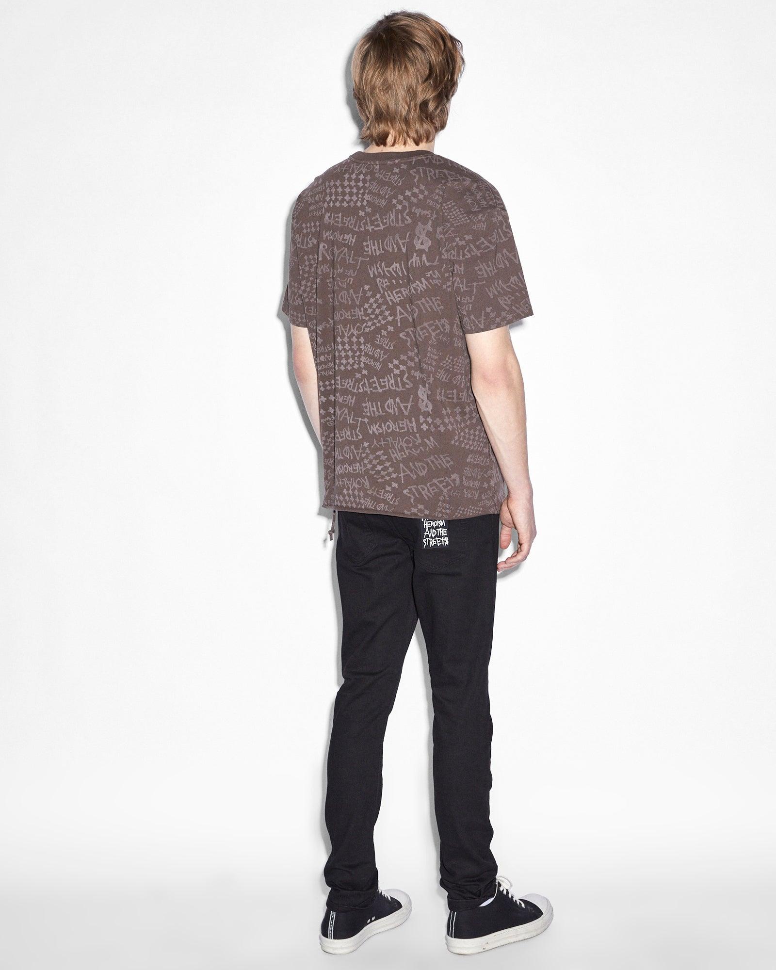 4 X 4 BIGGIE SS TEE JET BLACK Male Product Image