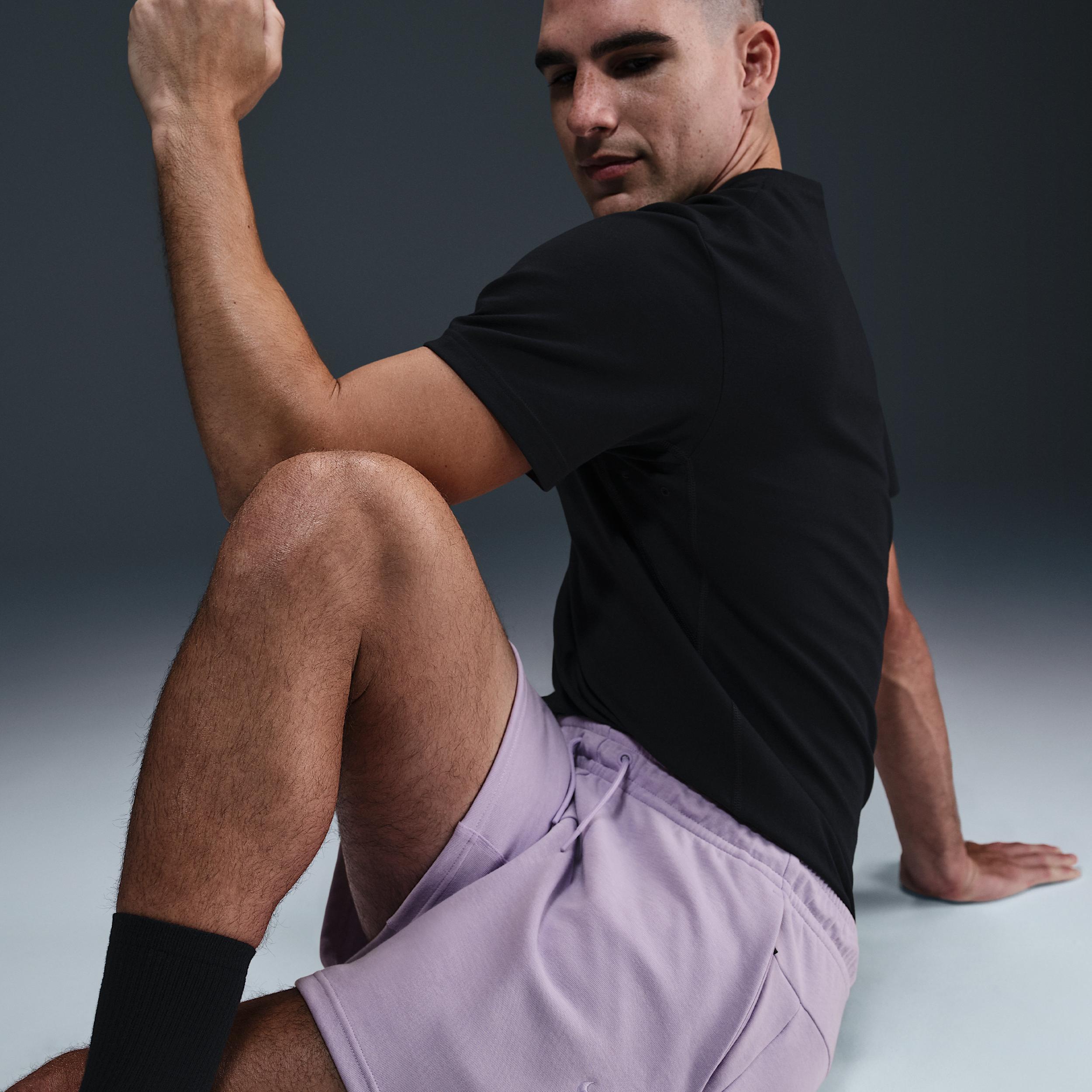 Nike Mens Primary Fleece 7 Dri-FIT Unlined Performance Shorts | FZ0961-515 Product Image