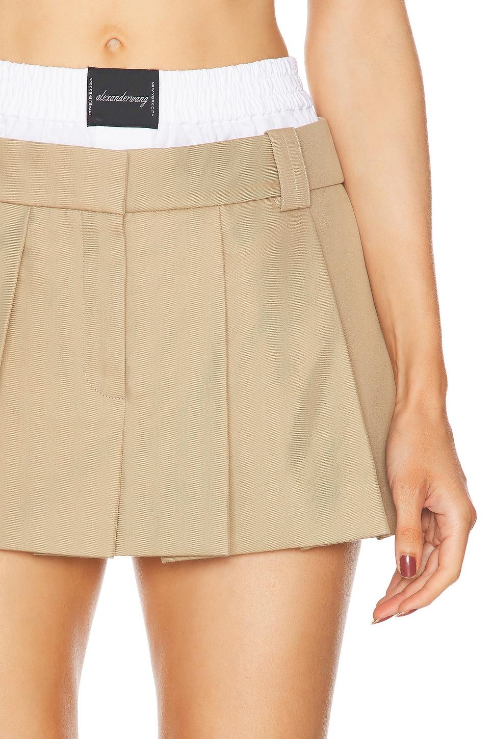 Pleated Skort With Boxer Product Image
