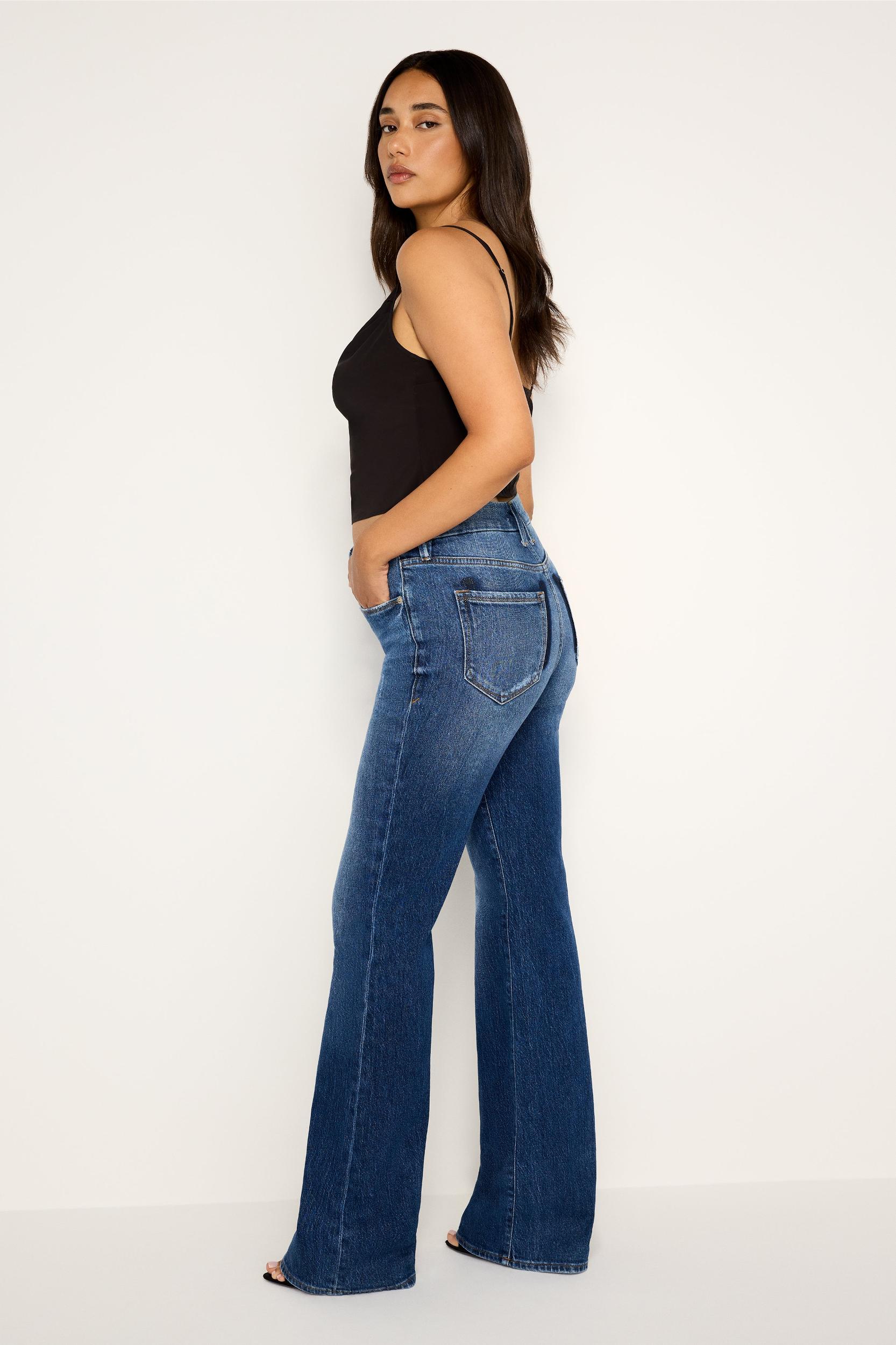 GOOD CLASSIC SLIM BOOTCUT JEANS | INDIGO704 Product Image