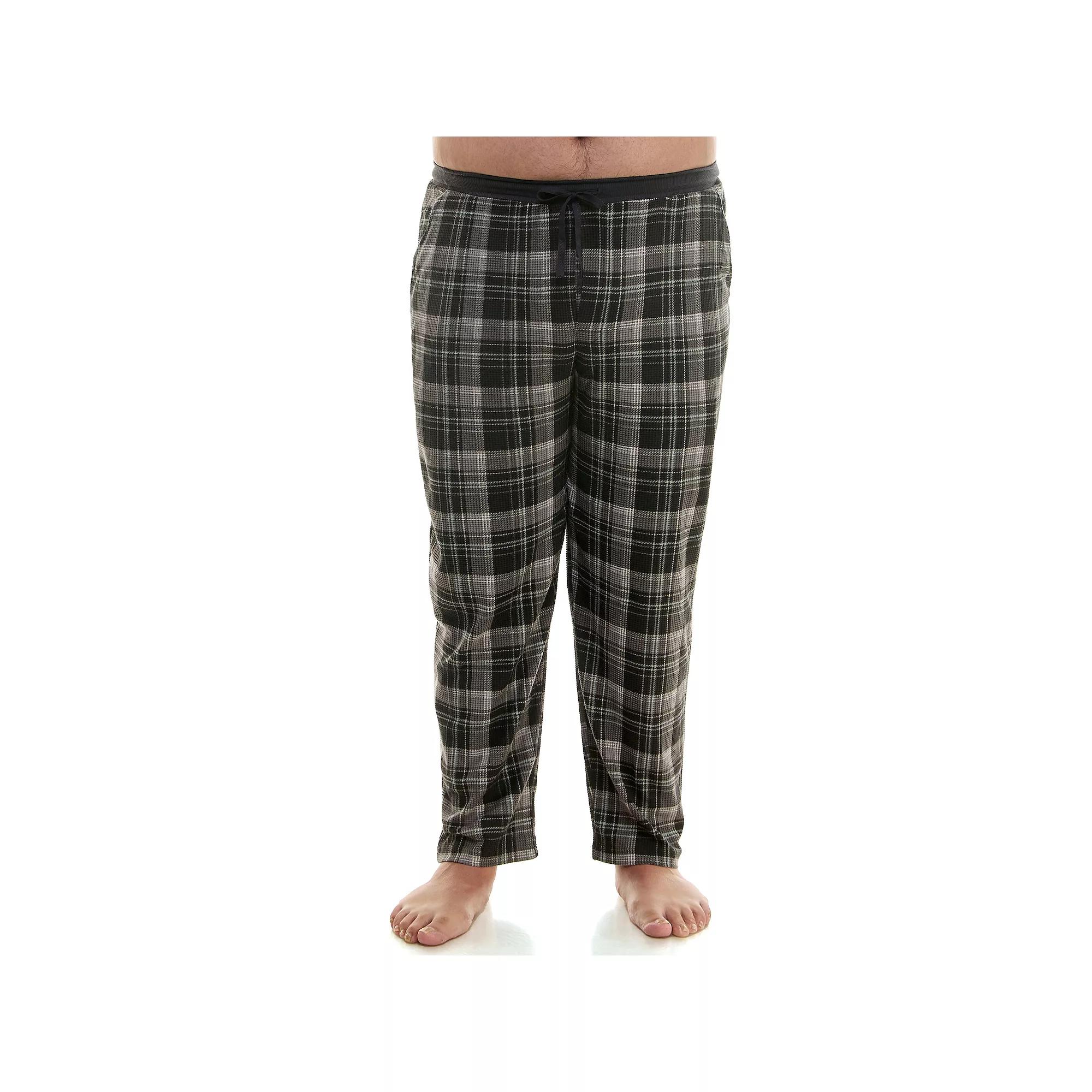 Big & Tall Sonoma Goods For Life® Supersoft Waffle Pajama Pants, Men's, Size: XXL Tall, Blue Shore Product Image