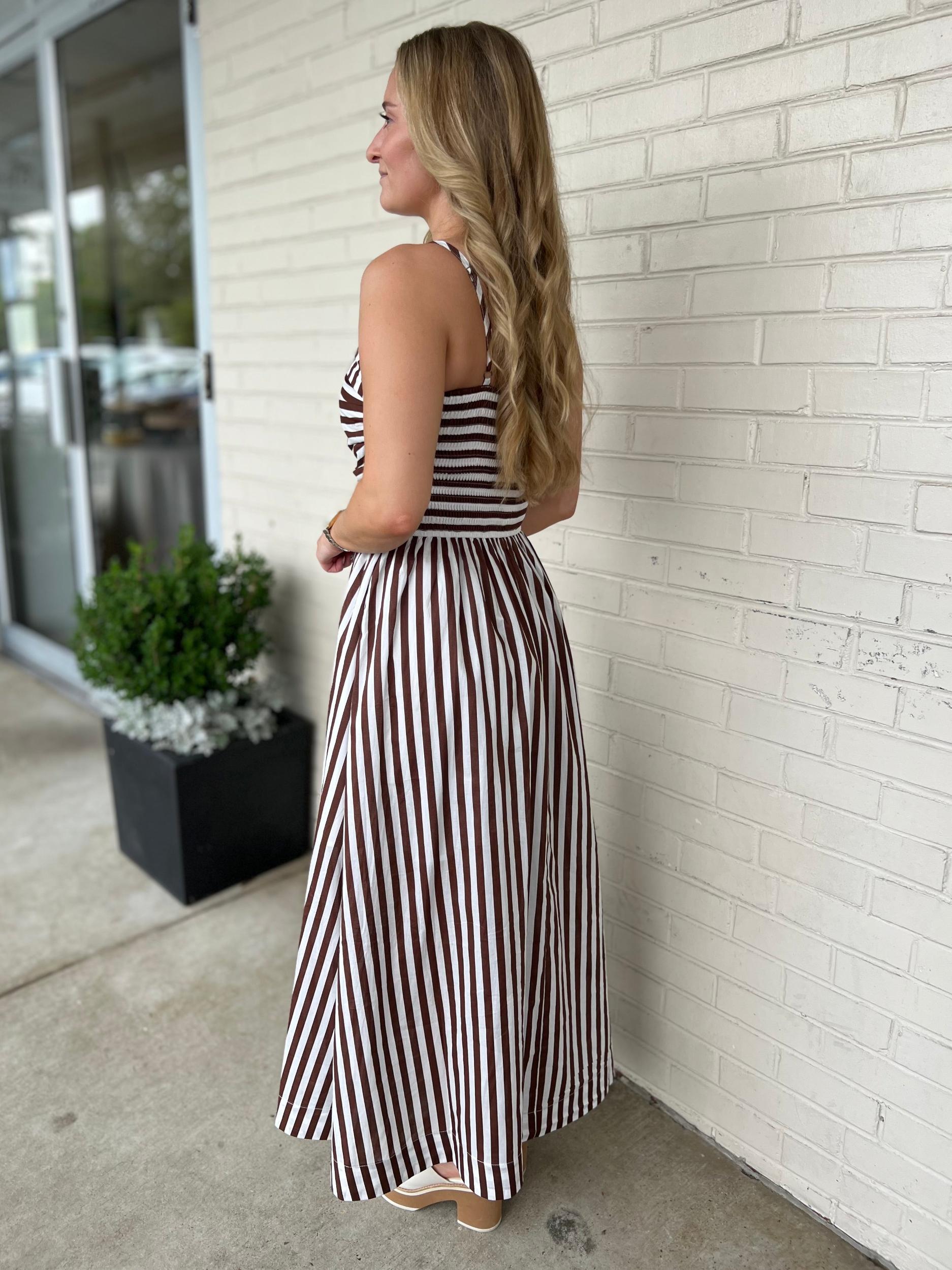 Mackenzie Striped Midi Dress Product Image