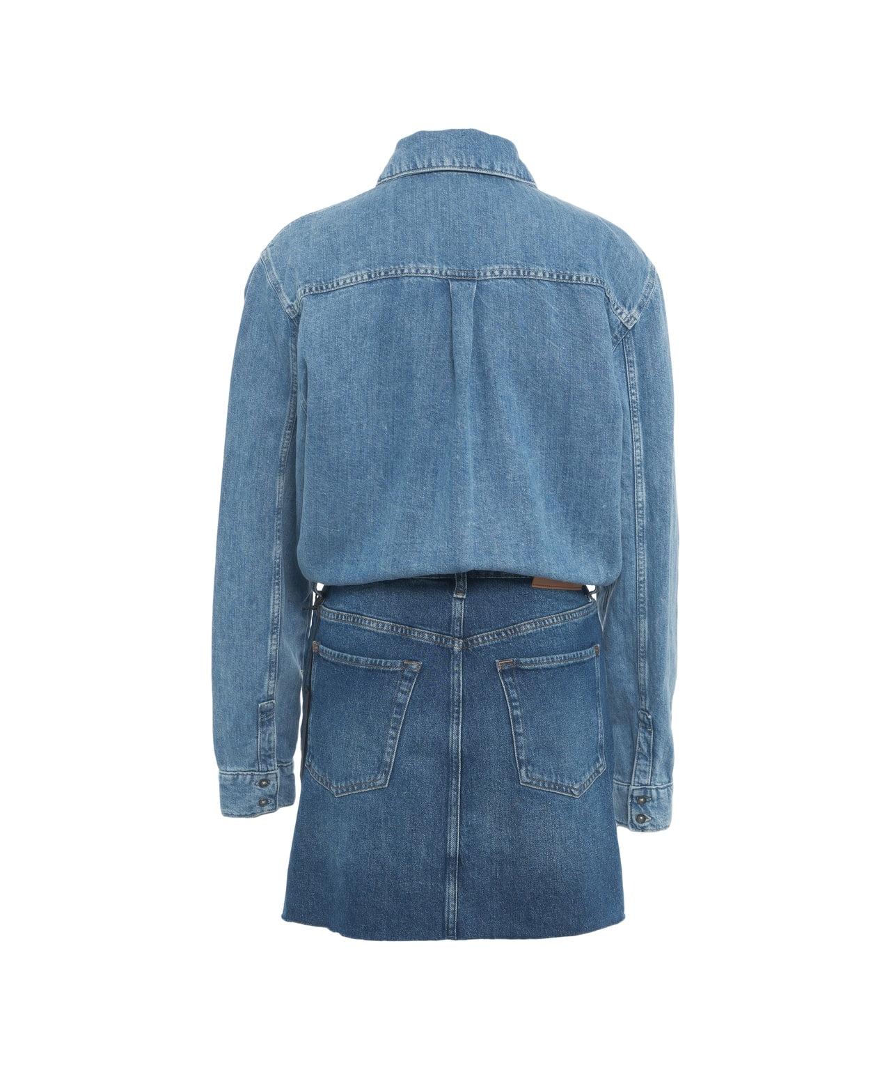 Denim mini dress Product Image