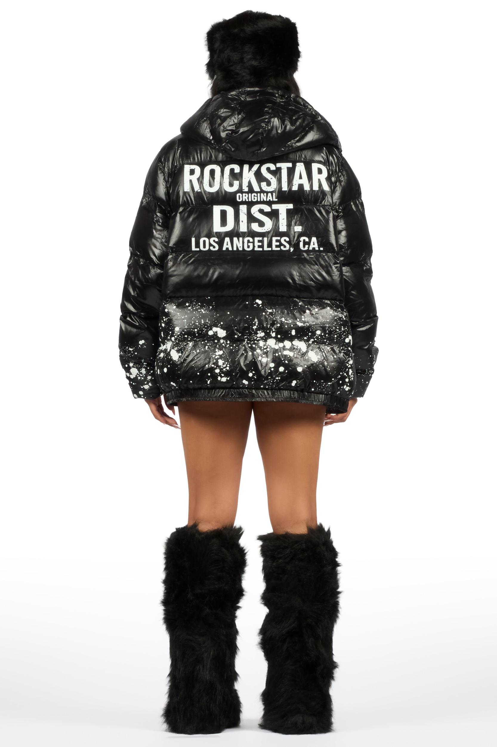 Art Dist. 2.0 Black Puffer Jacket Female Product Image