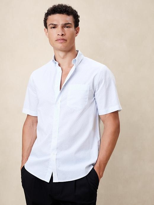 Slim Summer Cotton Shirt Product Image