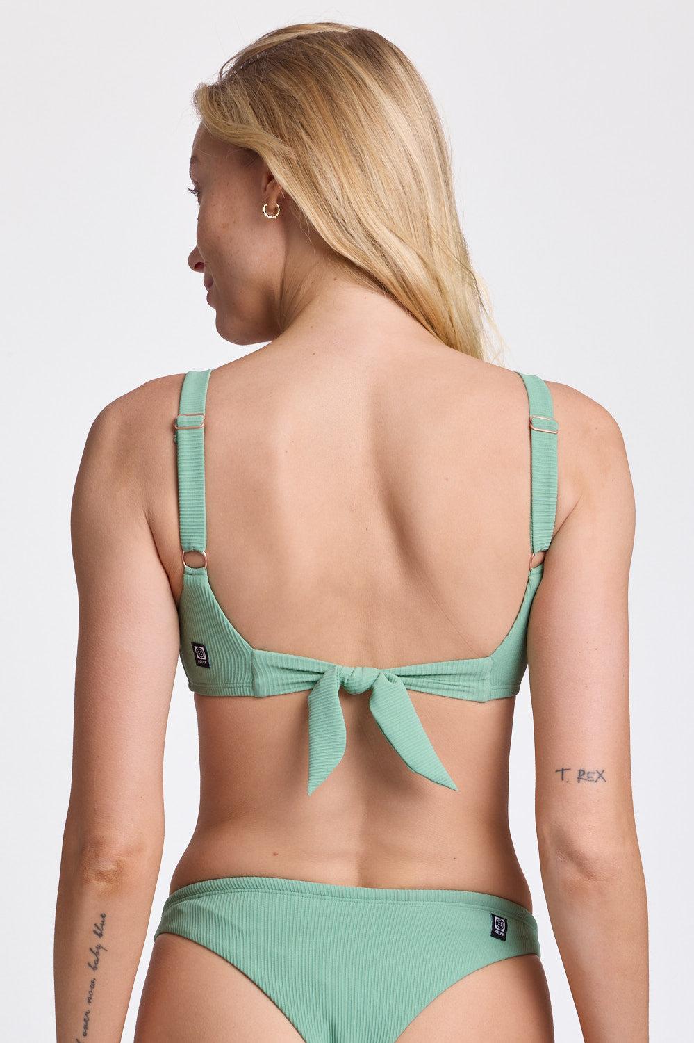 Kacey Bikini Top - Clover Product Image