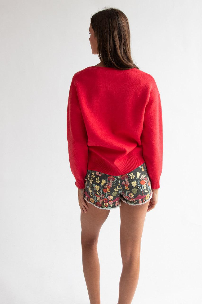 Red Cherry Sweater Product Image