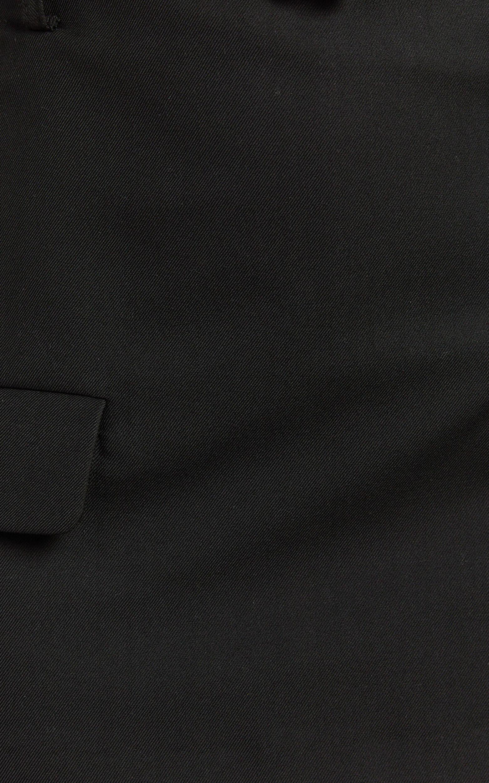 Haidy Skort - Mid Waisted Tailored Mini Skort in Black Product Image