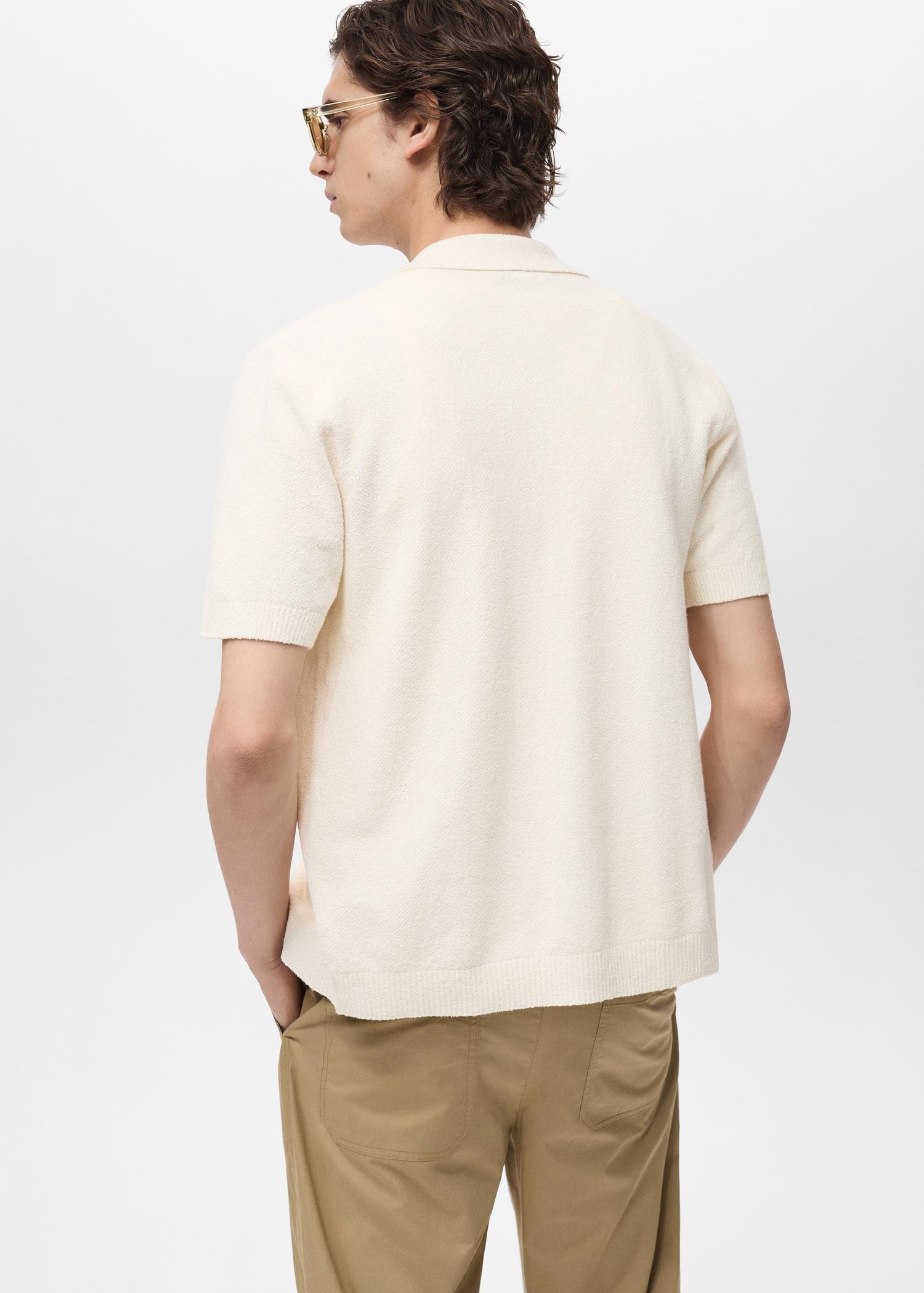 Fine knit shirt - Men | MANGO USA Product Image