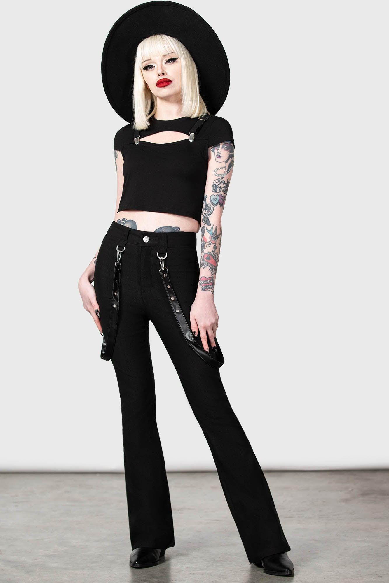 Cutout Bondage Trousers Female Product Image