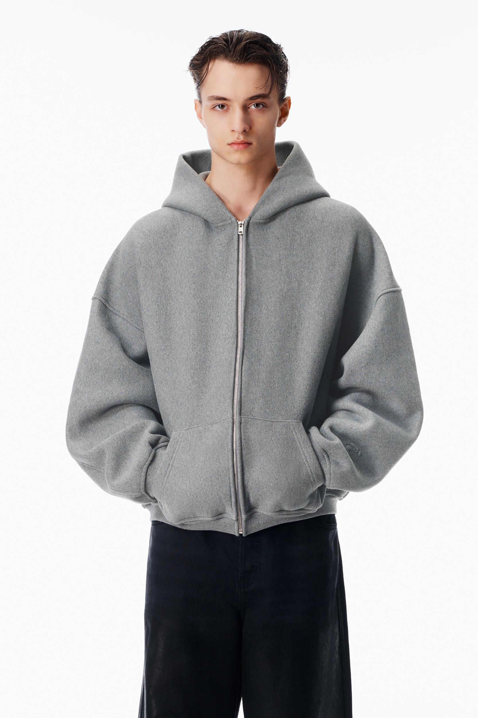 Star Zip Up Hoodie In Dense Fleece Product Image