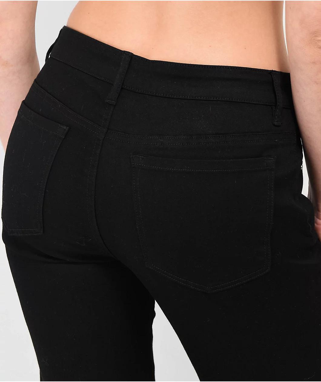 SWIXXZ Raising Hell Black Denim Jeans Product Image