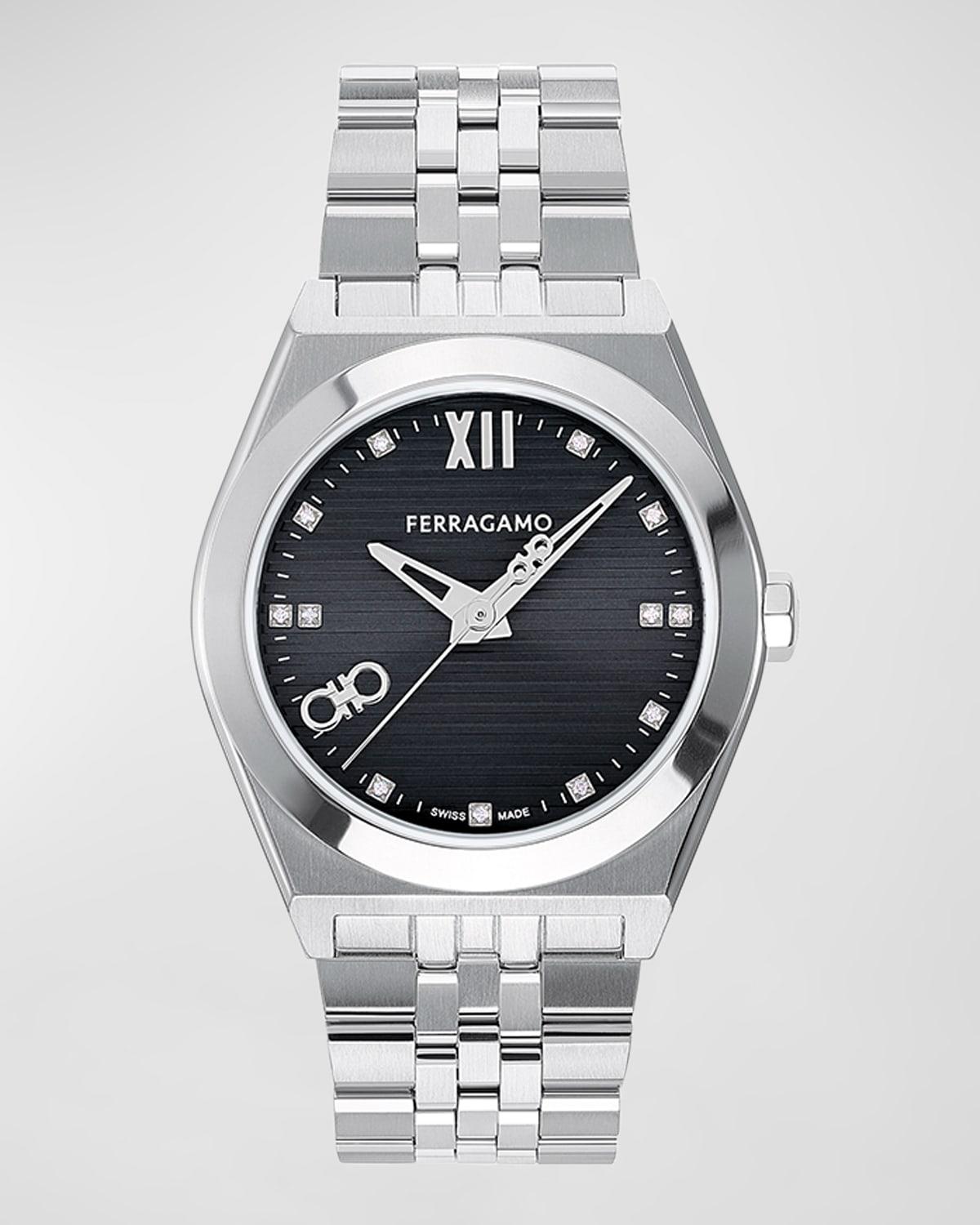 Mens Vega New Stainless Steel Bracelet Watch/40MM Product Image