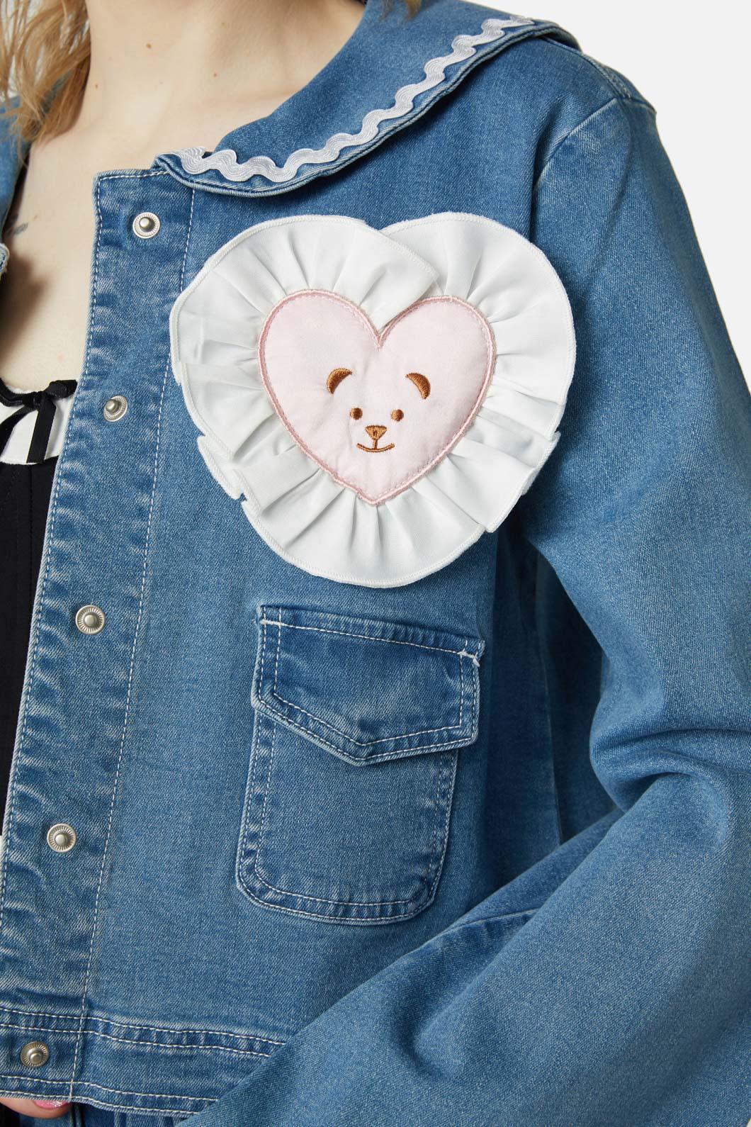 Sailor Teddy Denim Jacket Product Image