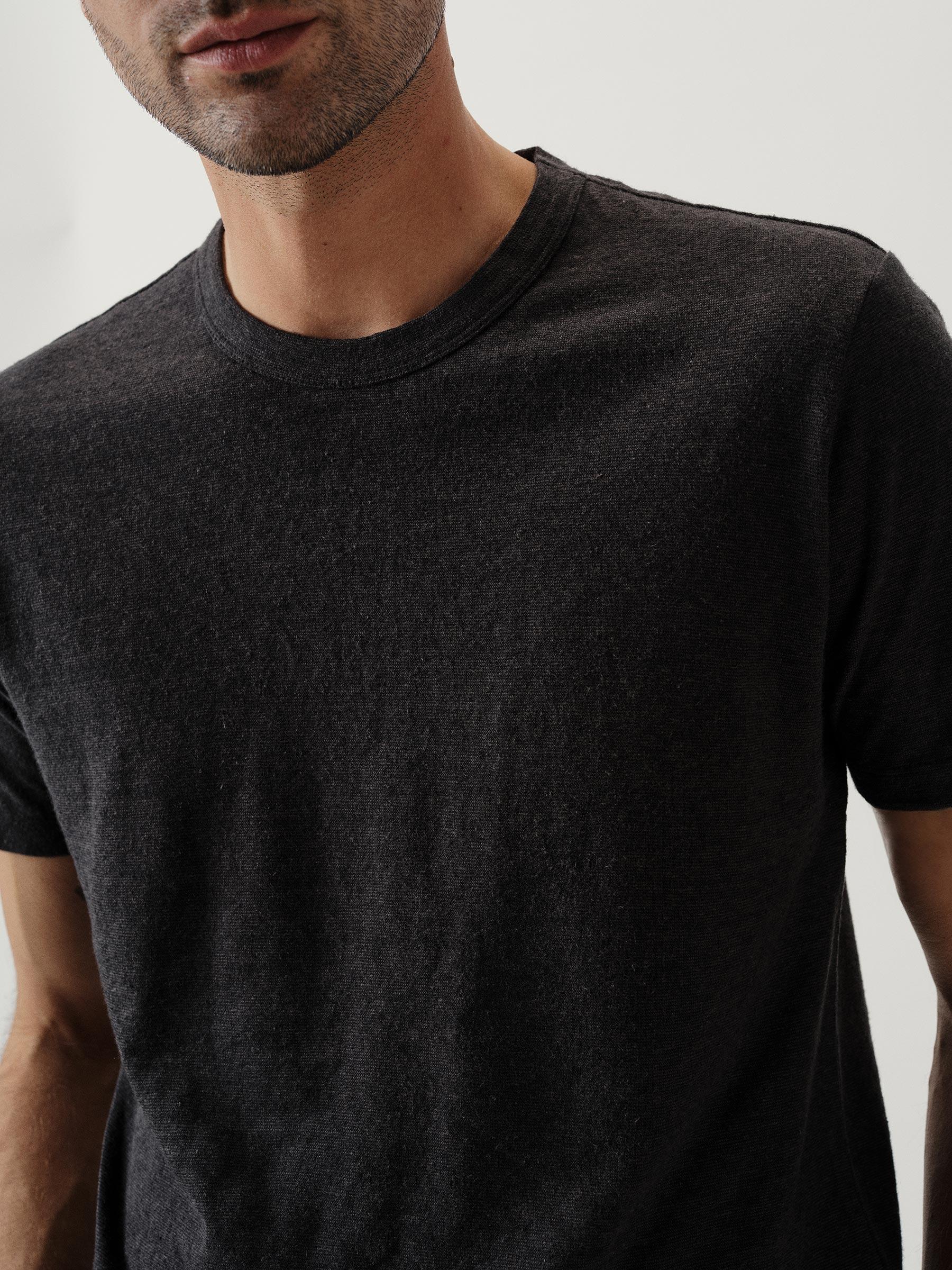 Faded Black Yuma Hemp Cotton Classic Tee Product Image