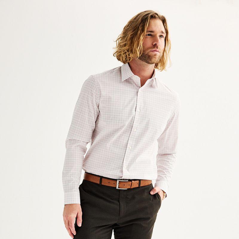 Men's Apt. 9® Premier Flex Regular-Fit Dress Shirt,  Product Image