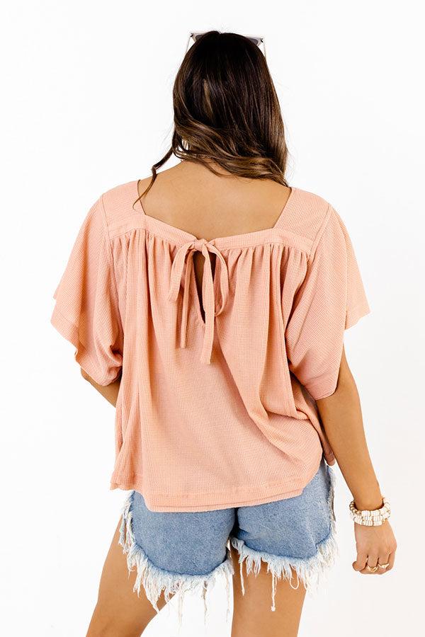 Heard The Story Waffle Knit Top Product Image