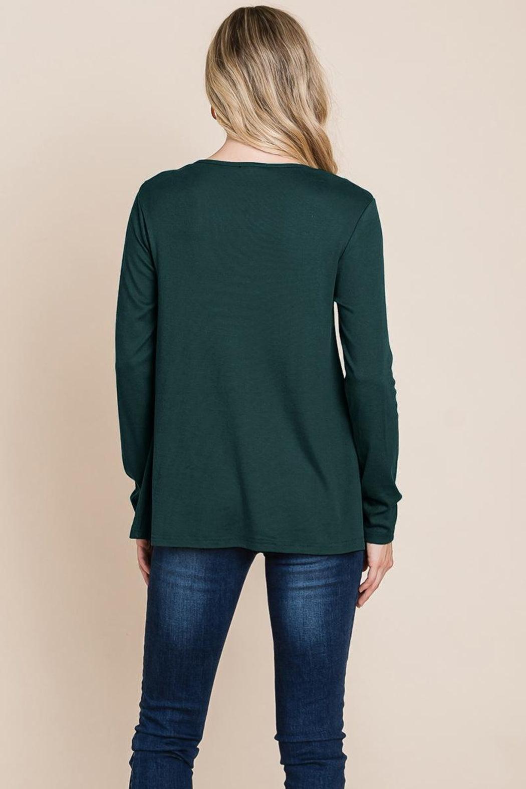 Fold Knotted Twist Sweatshirts Product Image