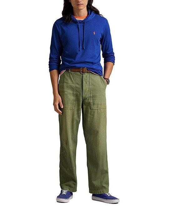 Polo Ralph Lauren Cotton Jersey Long Sleeve Hoodie Product Image