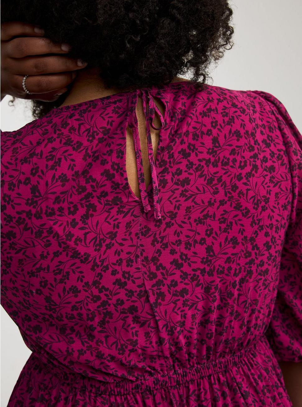 Mini Chiffon Tiered Babydoll Dress Product Image