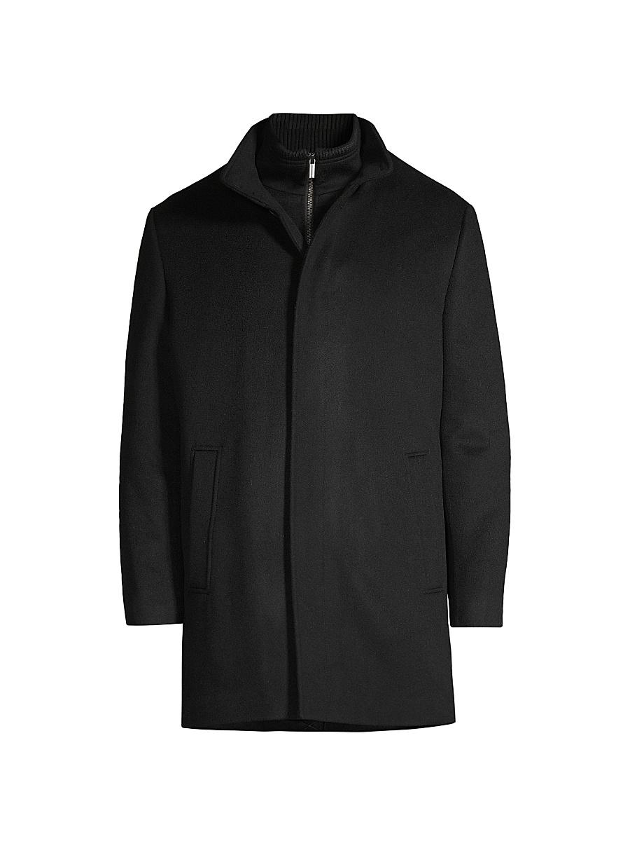 Mens Mont Royal Wool & Cashmere Car Coat Product Image
