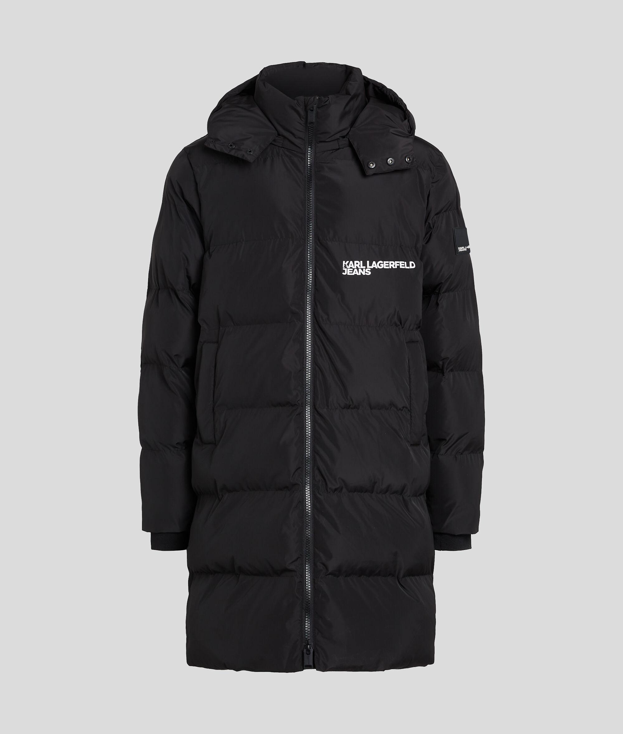 HOODED LONGLINE PUFFER COAT Product Image