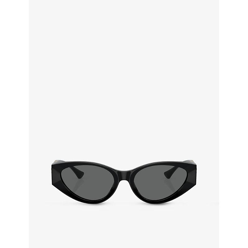 VERSACE Womens Black Ve4454 Logo-embellished Acetate Sunglasses Product Image