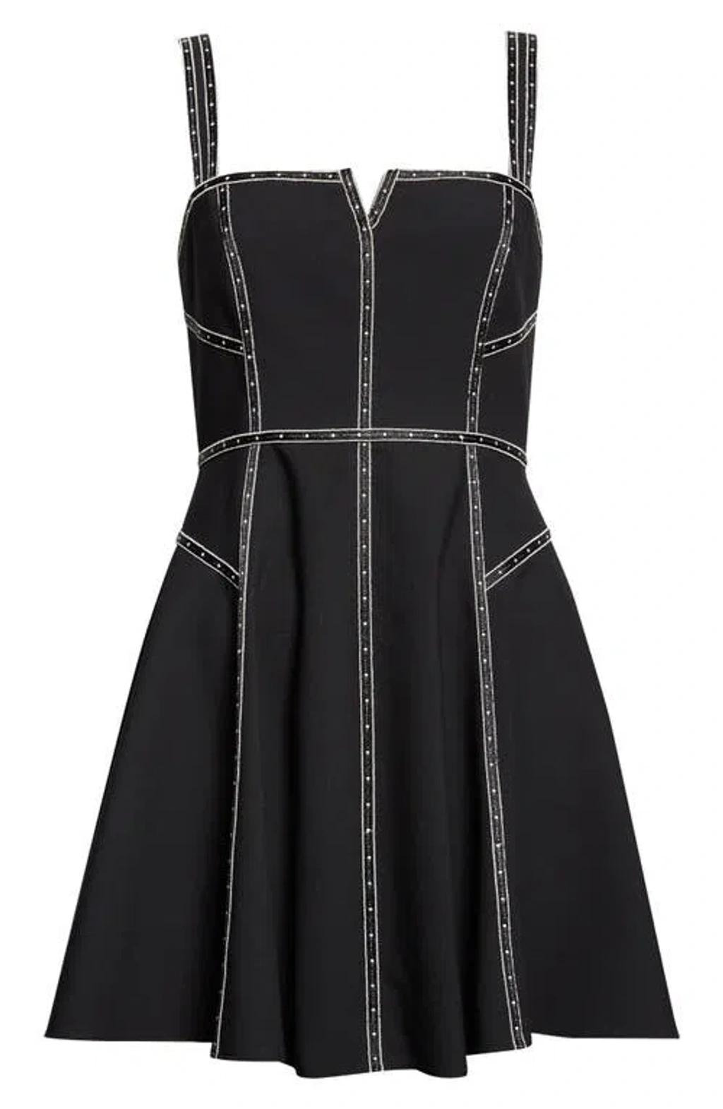 CINQ À SEPT Cinq A Sept Jelena Ribbon Embellished Dress In Multi Product Image